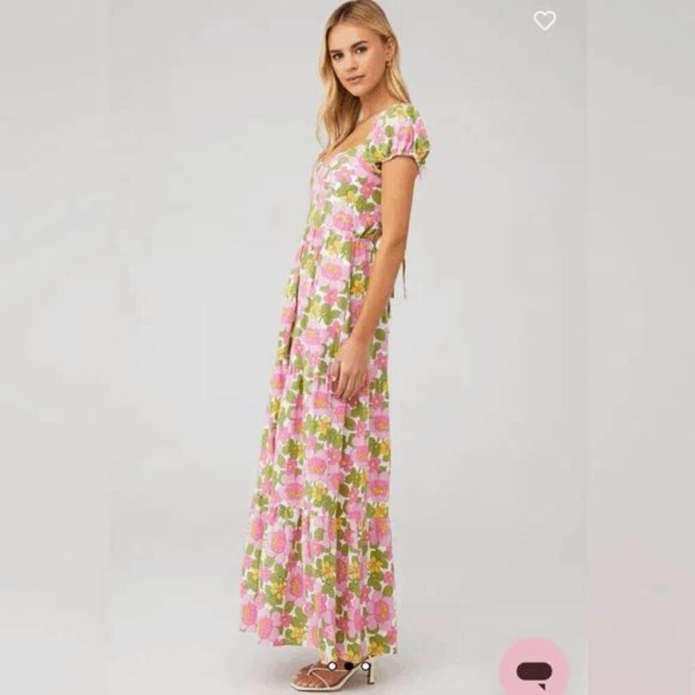 Show Me Your Mumu NWT women's cathy maxi dress in fresh flora Size XS - Picture 2 of 5